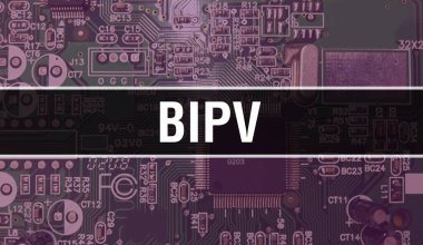 BIPV yazılımı yazılım geliştiricisi ve bilgisayar yazılımının Elektronik soyut teknoloji arka planında yazılmıştır. BIPV entegre devreler kavramı. BIPV entegre devre ve direnç