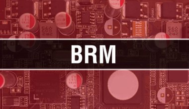 BRM ve Teknoloji Anakart Dijital. BRM ve Bilgisayar Devre Kurulu Elektronik Bilgisayar Donanım Teknolojisi Anakart Dijital Çip kavramı. BRM 'yi entegre devre yaban domuzu ile kapat
