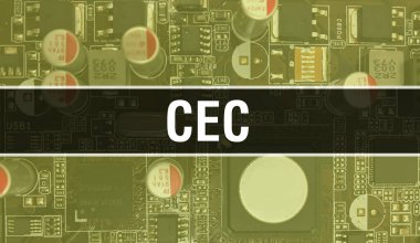 Teknoloji Anakart Dijital ile MSK. CEC ve Bilgisayar Devre Kurulu Elektronik Bilgisayar Donanım Teknolojisi Anakart Dijital Çip kavramı. MSK 'yı entegre devre domuzuyla kapat
