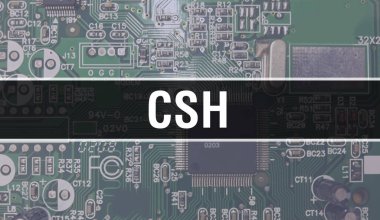 Elektronik Bilgisayar Donanım Teknolojisi geçmişine sahip csh. Elektronik Entegre Devre ve csh ile soyut arkaplan. Elektronik Devre Kurulu. csh ile Bilgisayar Entegre Devre Domuzu