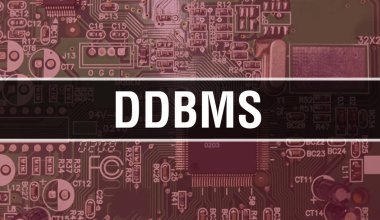 Elektronik Bilgisayar Donanım Teknolojisi geçmişi olan DDBMS. Elektronik Entegre Devre ve DDBMS ile soyut arkaplan. Elektronik Devre Kurulu. Bilgisayar Entegre Devre Domuzlu DDBMS