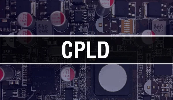 Cpld Con Tecnología Motherboard Digital Cpld Computer Circuit Board Electronic —  Fotos de Stock