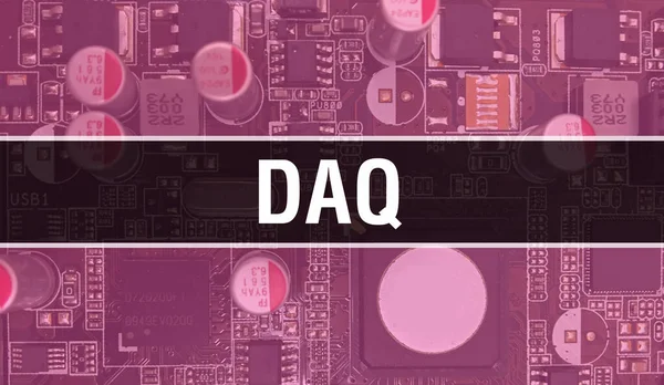 Daq Technologií Motherboard Digital Daq Computer Circuit Board Electronic Computer — Stock fotografie