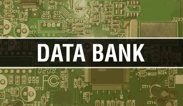 Banco Dados Com Tecnologia Hardware Computador Eletrônico Fundo Fundo Abstrato — Fotografia de Stock