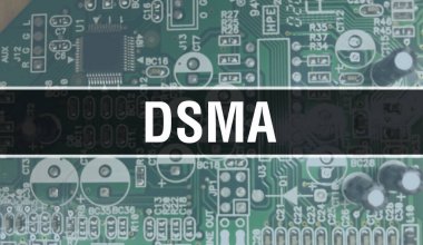 Teknoloji Anakart Dijital ile DSMA. DSMA ve Bilgisayar Devre Kurulu Elektronik Bilgisayar Donanım Teknolojisi Anakart Dijital Çip kavramı. Tümleşik devre domuzuyla DSMA 'yı kapat