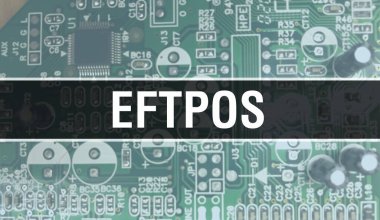 EFTPOS metni yazılmıştır. Yazılım geliştiricisi ve Bilgisayar betiğinin Elektronik soyut Teknoloji arkaplanı üzerine yazılmıştır. EFTPOS entegre devreler konsepti. EFTPOS entegre devre bir