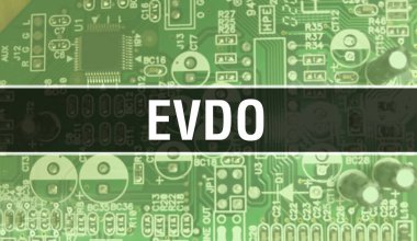 EVDO metni yazılım geliştiricisi ve bilgisayar yazılımının Elektronik soyut teknoloji arka planında yazıldı. EVDO entegre devreler kavramı. EVDO entegre devre ve direnç