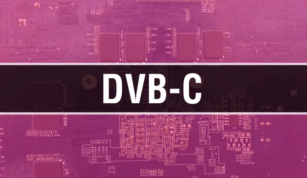 Dvb Met Technology Motherboard Digital Dvb Computer Circuit Board Elektronische — Stockfoto