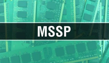 Teknoloji Anakart Dijital ile MSSP. MSSP ve Bilgisayar Devresi Elektronik Bilgisayar Donanım Teknolojisi Anakart Dijital Çip kavramı. Tümleşik devre yaban domuzuyla MSSP 'yi kapat