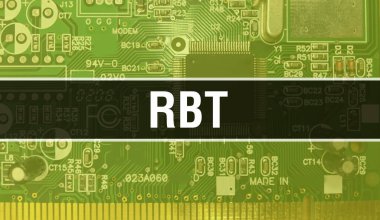 Teknoloji Anakart Dijital ile RBT. RBT ve Bilgisayar Devre Kurulu Elektronik Bilgisayar Donanım Teknolojisi Anakart Dijital Çip kavramı. Tümleşik devre yaban domuzu ile RBT 'yi kapat