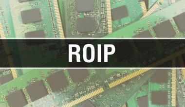 Circuit Board Electronic soyut teknoloji arka planında yazılmıştır yazılım geliştiricisi ve Bilgisayar betiği. Entegre devrelerin ip konsepti. Halat entegre devre ve direnç