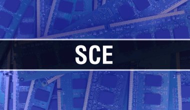 Teknoloji Anakart Dijital ile SCE. SCE ve Bilgisayar Devre Kurulu Elektronik Bilgisayar Donanım Teknolojisi Anakart Dijital Çip kavramı. Bütünleşik devre domuzlarıyla AGİT 'i kapat