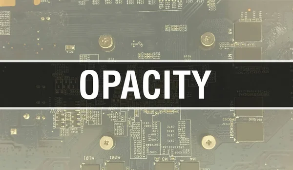 Opaciteit Met Technologie Moederbord Digitaal Opaciteit Computer Circuit Board Elektronische — Stockfoto