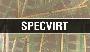 Teknoloji Anakart Dijital ile SPECvirt. SPECvirt ve Bilgisayar Devresi Elektronik Bilgisayar Donanım Teknolojisi Anakart Dijital Çip kavramı. SPECvirt uygulamasını entegre devre ile kapat