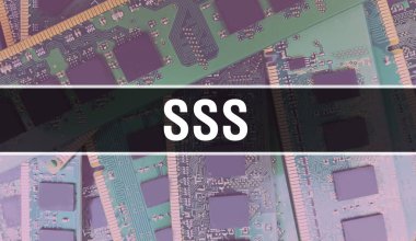 Teknoloji Anakart Dijital ile SSS. SSS ve Bilgisayar Devre Kurulu Elektronik Bilgisayar Donanım Teknolojisi Anakart Dijital Çip kavramı. SSS 'i entegre devre yaban domuzu ile kapat