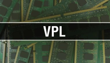 Teknoloji Anakart Dijital ile VPL. VPL ve Bilgisayar Devre Kurulu Elektronik Bilgisayar Donanım Teknolojisi Anakart Dijital Çip kavramı. Tümleşik devre yaban domuzuyla VPL 'yi kapat