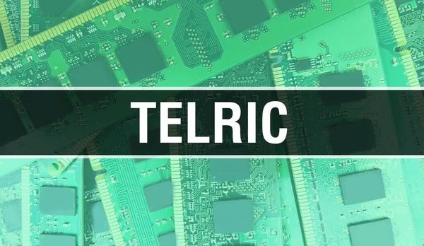 Telric Την Τεχνολογία Μητρική Ψηφιακή Telric Και Computer Circuit Board — Φωτογραφία Αρχείου