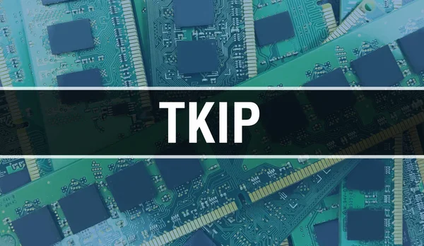 TKIP metni yazılmıştır. Yazılım geliştiricisi ve bilgisayar yazılımının Elektronik soyut Teknoloji arka planı üzerine yazılmıştır. Entegre devrelerin TKIP konsepti. TKIP entegre devre ve direnç