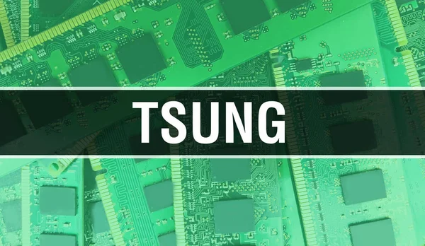 Tsung Technology Motherboard Digital Tsung Computer Circuit Board Ηλεκτρονική Τεχνολογία — Φωτογραφία Αρχείου