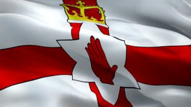 Büyük Britanya Birleşik Krallığı bayrak. Ulusal 3d İngiltere'de bayrak sallayarak. İngiltere sorunsuz döngü animasyon iz. İngiltere bayrak Hd çözünürlük arka plan. İngiltere bayrak portre 1080p Full Hd video sunum için