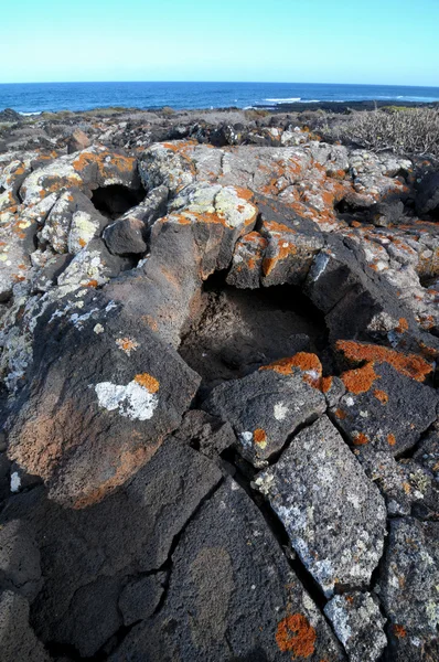 Alte Vulkanausbrüche in Meeresnähe — Stockfoto