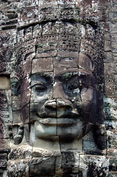 Kambodjanska grå rock skulptur — Stockfoto