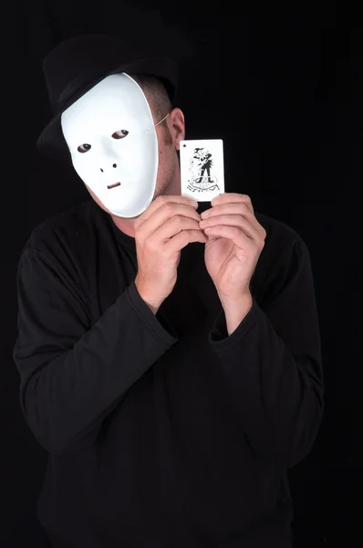 マスクされた mime — ストック写真