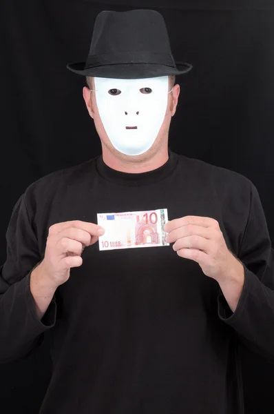 Maskeli MIME — Stok fotoğraf