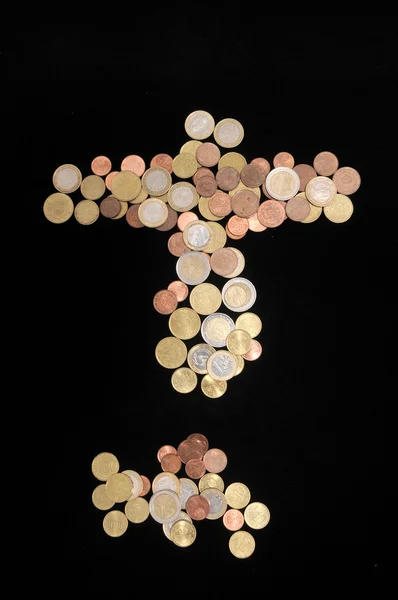 Kristus och pengar — Stockfoto