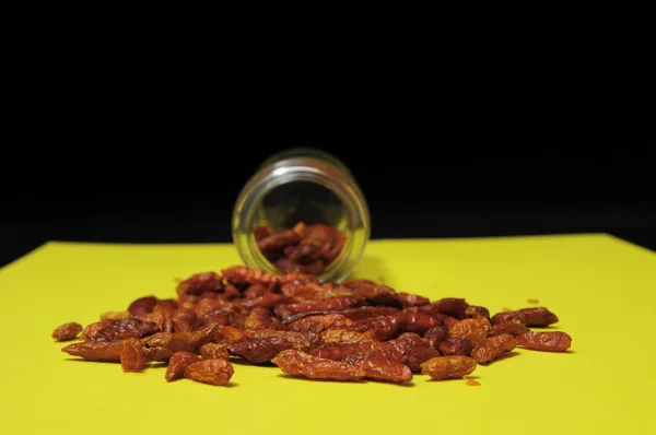 Pálivé chilli papričky — Stock fotografie