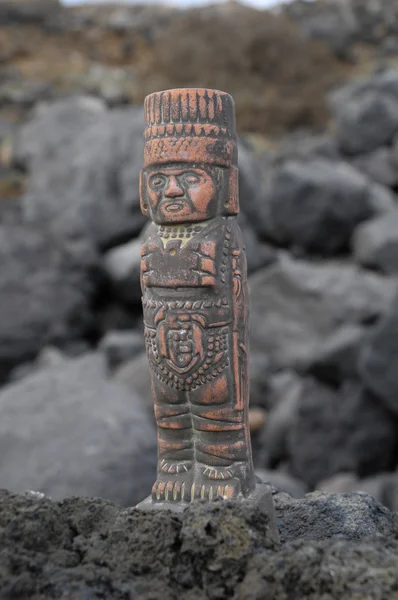 Maya Statue — Stockfoto