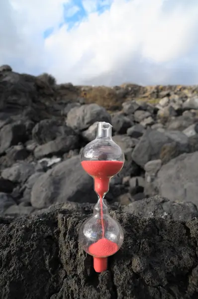 Reloj de arena abandonado — Foto de Stock