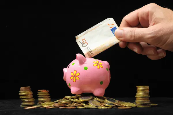 Pink Pig Piggy Bank — Stock Photo, Image