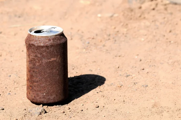 Lata oxidada — Foto de Stock