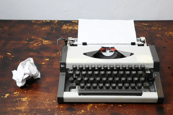 Vintage Travel Typewriter — Stock Photo, Image