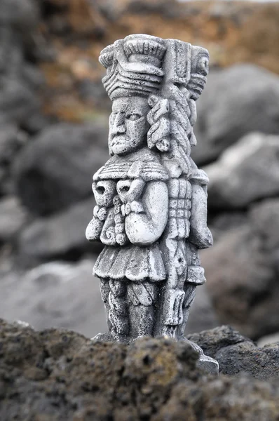 Maya Statue — Stock Photo, Image