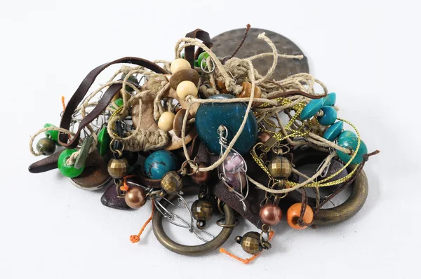 Material att tillverka handgjorda smycken — Stockfoto
