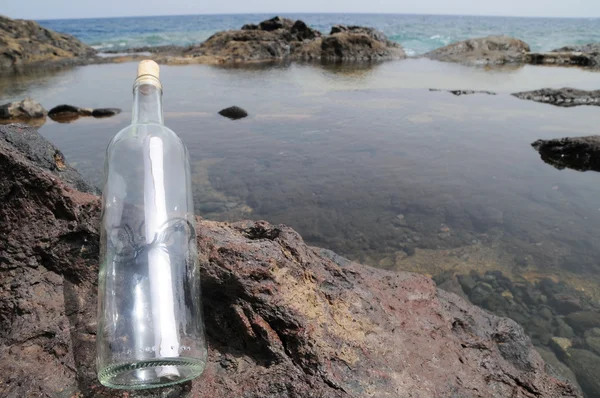 Mensaje en la botella — Foto de Stock