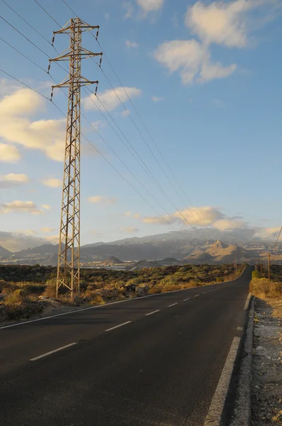 Asphalt Road in the Desert — Stock Photo, Image