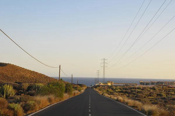 Asphalt Road in the Desert — Stock Photo, Image