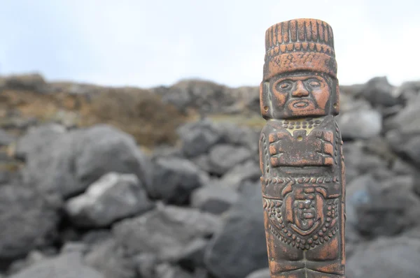 Maya Statue — Stock Photo, Image