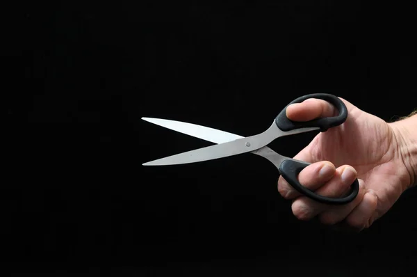 Nożyczki i strony — Zdjęcie stockowe