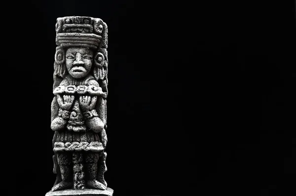 Стародавні майя статуя — стокове фото