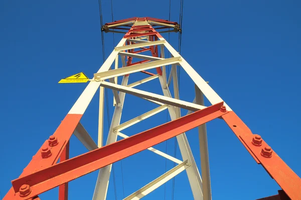 Pilón de línea de energía eléctrica — Foto de Stock