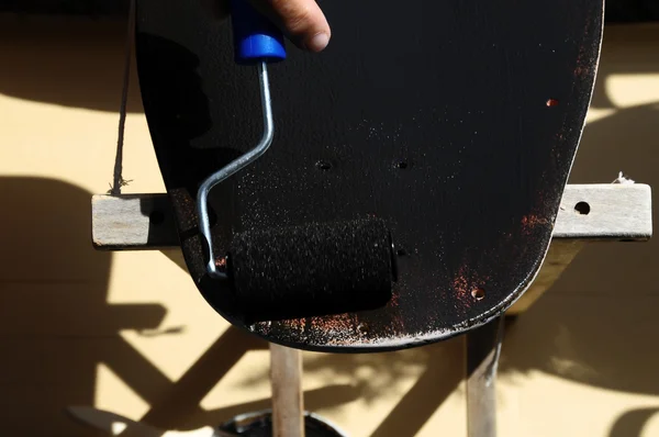 Restore an Old Vintage Skateboard — Stock Photo, Image