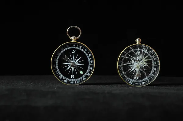 Compass Indicating Differents Directions — Stock Photo, Image