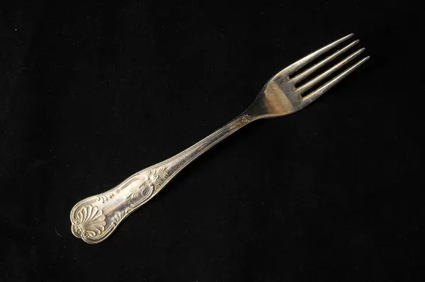 빈티지 실버 flatware — 스톡 사진