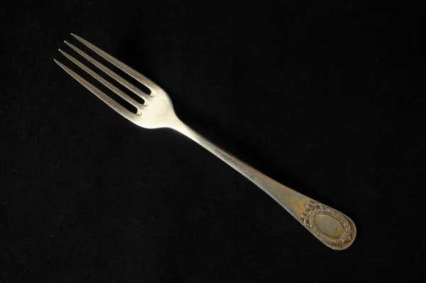 빈티지 실버 flatware — 스톡 사진