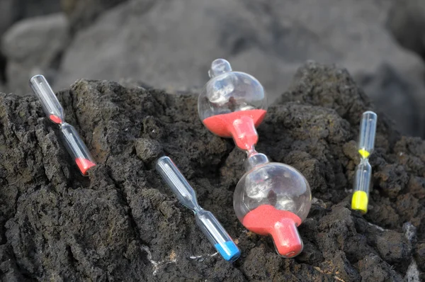 Sanduhr aufgegeben — Stockfoto