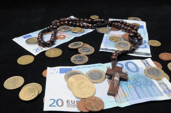 Christ and Money — Stock Photo, Image